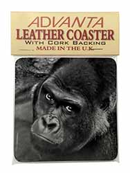 Gorilla Single Leather Photo Coaster