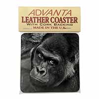 Gorilla Single Leather Photo Coaster