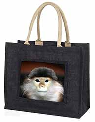 Cheeky Monkey Large Black Shopping Bag Christmas Present Idea      