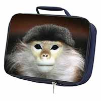 Cheeky Monkey Navy Insulated School Lunch Box Bag
