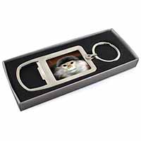 Cheeky Monkey Chrome Metal Bottle Opener Keyring in Box Gift Idea