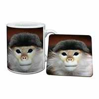 Cheeky Monkey Mug+Coaster Christmas/Birthday Gift Idea