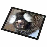 Marmoset Monkey Black Rim High Quality Glass Placemat