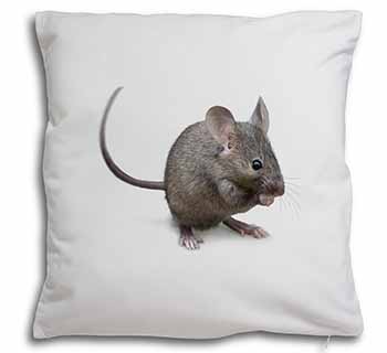 House Mouse Soft White Velvet Feel Scatter Cushion