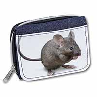 House Mouse Unisex Denim Purse Wallet