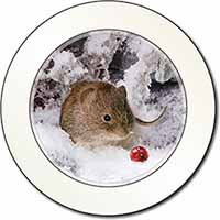 Cute Field Mouse in Snow Car or Van Permit Holder/Tax Disc Holder