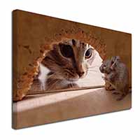 Cat and Mouse Canvas X-Large 30"x20" Wall Art Print