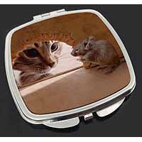 Cat and Mouse Make-Up Compact Mirror