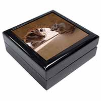 Cat and Mouse Keepsake/Jewellery Box