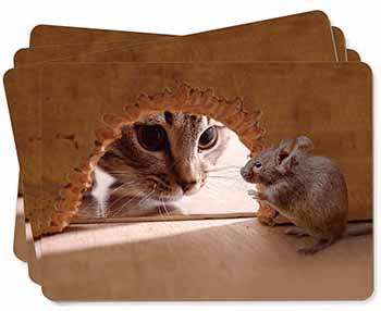 Cat and Mouse Picture Placemats in Gift Box