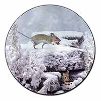 Field Mice, Snow Mouse Fridge Magnet Printed Full Colour