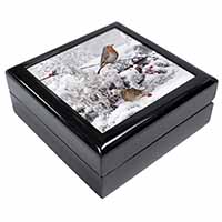 Snow Mouse and Robin Print Keepsake/Jewellery Box