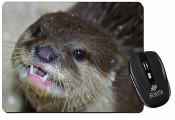 Cheeky Otters Face Computer Mouse Mat