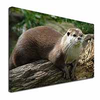 River Otter Canvas X-Large 30"x20" Wall Art Print