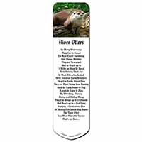 River Otter Bookmark, Book mark, Printed full colour