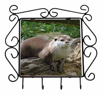 River Otter Wrought Iron Key Holder Hooks