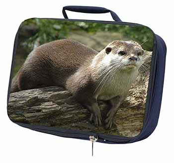 River Otter Navy Insulated School Lunch Box/Picnic Bag