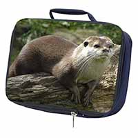 River Otter Navy Insulated School Lunch Box/Picnic Bag