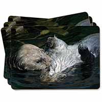 Floating Otter Picture Placemats in Gift Box