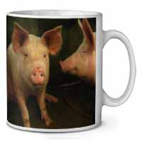 Pigs in Sty Ceramic 10oz Coffee Mug/Tea Cup