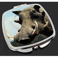 Wart Hog-African Pig Make-Up Compact Mirror