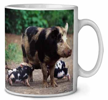 Mother and Piglets Ceramic Coffee Mug/Tea Cup