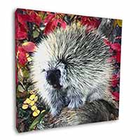 Porcupine Wildlife Print Square Canvas 12"x12" Wall Art Picture Print