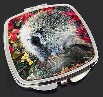 Porcupine Wildlife Print Make-Up Compact Mirror