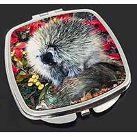 Porcupine Wildlife Print Make-Up Compact Mirror