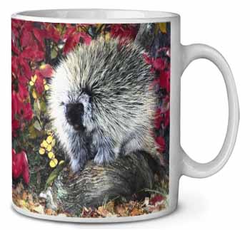 Porcupine Wildlife Print Ceramic 10oz Coffee Mug/Tea Cup
