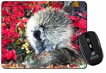 Porcupine Wildlife Print Computer Mouse Mat