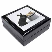 Rabbit and Guinea Pigs in Top Hat Keepsake/Jewellery Box