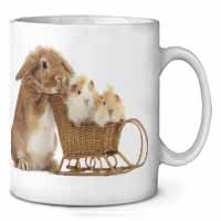 Rabbit and Guinea Pigs Ceramic 10oz Coffee Mug/Tea Cup