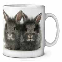 Silver Rabbits Ceramic 10oz Coffee Mug/Tea Cup