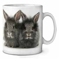 Silver Rabbits Ceramic Coffee Mug/Tea Cup