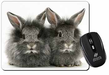 Silver Rabbits Computer Mouse Mat
