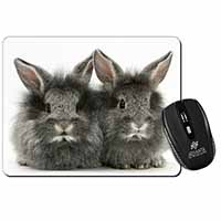 Silver Rabbits Computer Mouse Mat