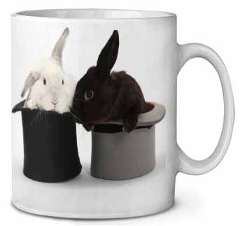 Rabbits in Top Hats Ceramic Coffee Mug/Tea Cup
