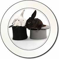 Rabbits in Top Hats Car or Van Permit Holder/Tax Disc Holder