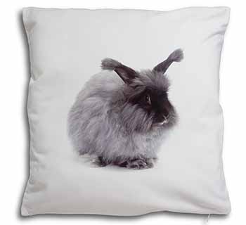 Silver Angora Rabbit Soft White Velvet Feel Scatter Cushion