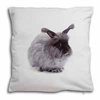 Silver Angora Rabbit Soft White Velvet Feel Scatter Cushion
