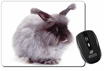 Silver Angora Rabbit Computer Mouse Mat