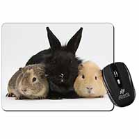 Rabbit and Guinea Pigs Print Computer Mouse Mat