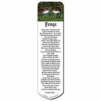 Pond Frogs Bookmark, Book mark, Printed full colour