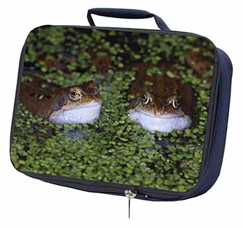 Pond Frogs Navy Insulated School Lunch Box/Picnic Bag