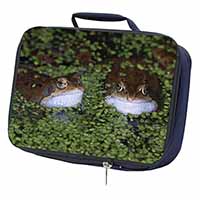Pond Frogs Navy Insulated School Lunch Box/Picnic Bag