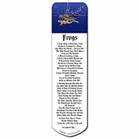 Diving Frog Bookmark, Book mark, Printed full colour