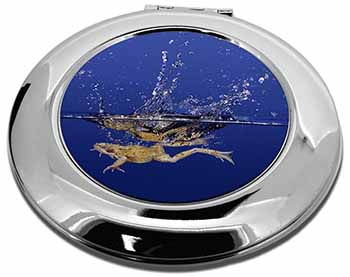 Diving Frog Make-Up Round Compact Mirror