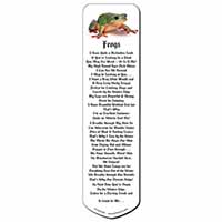Tree Frog Reptile Bookmark, Book mark, Printed full colour