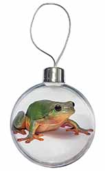Tree Frog Reptile Christmas Bauble